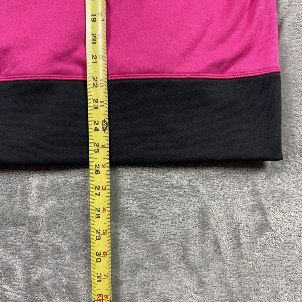 Nike Therma-fit Hoodie Womens Small Pink Swoosh Pullover Thumbholes Fleece - Picture 12 of 14